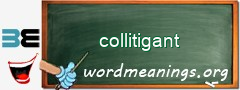 WordMeaning blackboard for collitigant